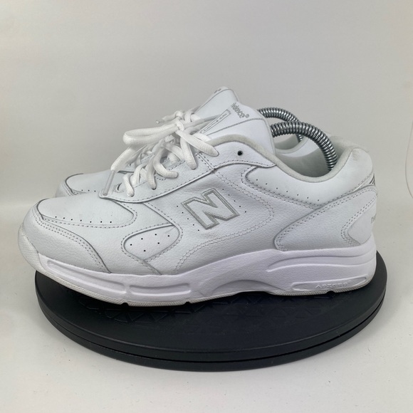 New Balance 575 White Leather Walking Comfort Shoes MW575WT Men's Size 7.5 D - Picture 8 of 12